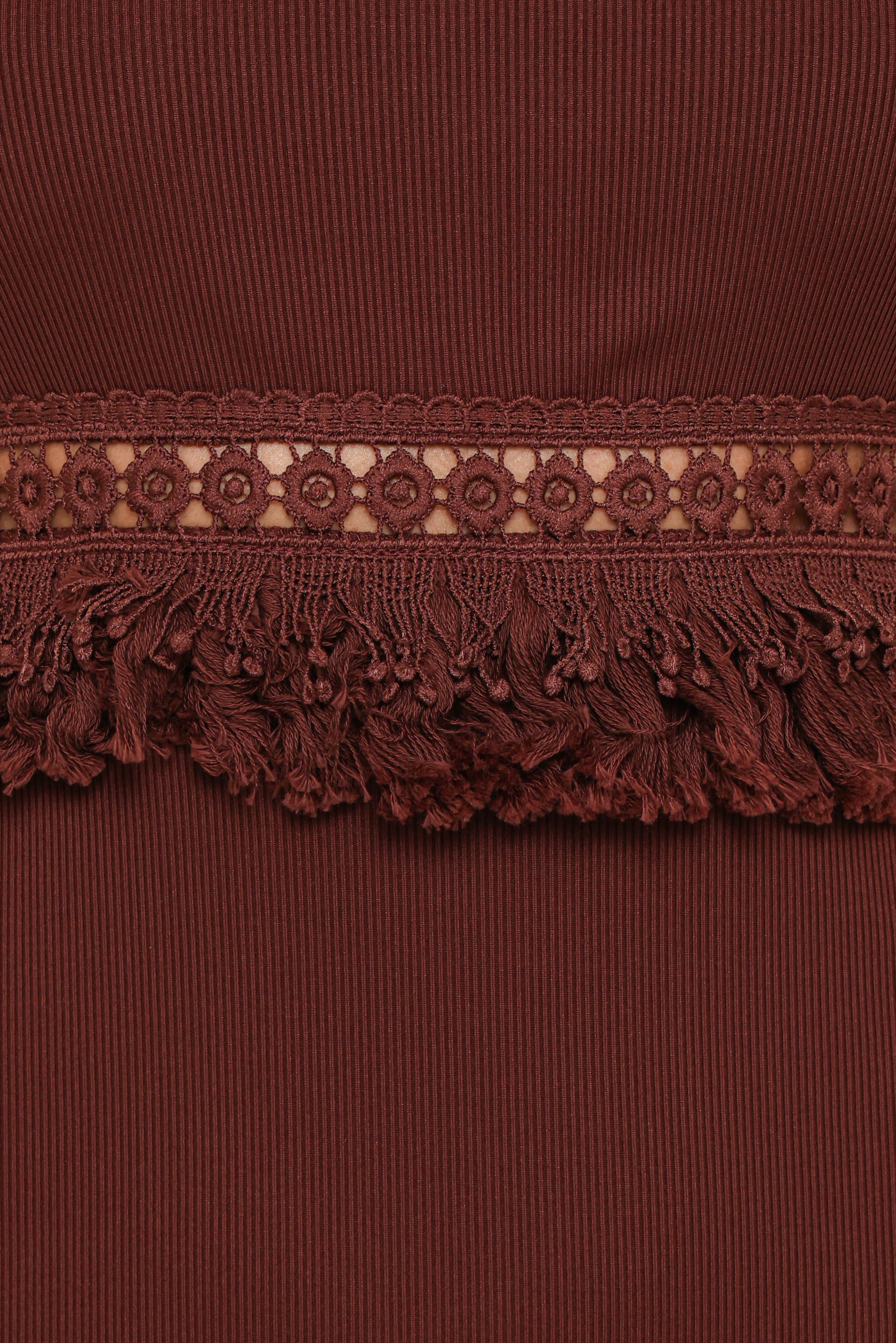 Tula Mini Dress - Dark Brown